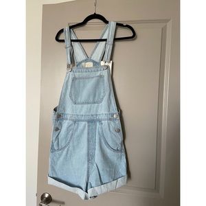 Vintage 90s style overalls shorts COTTON ON size 6